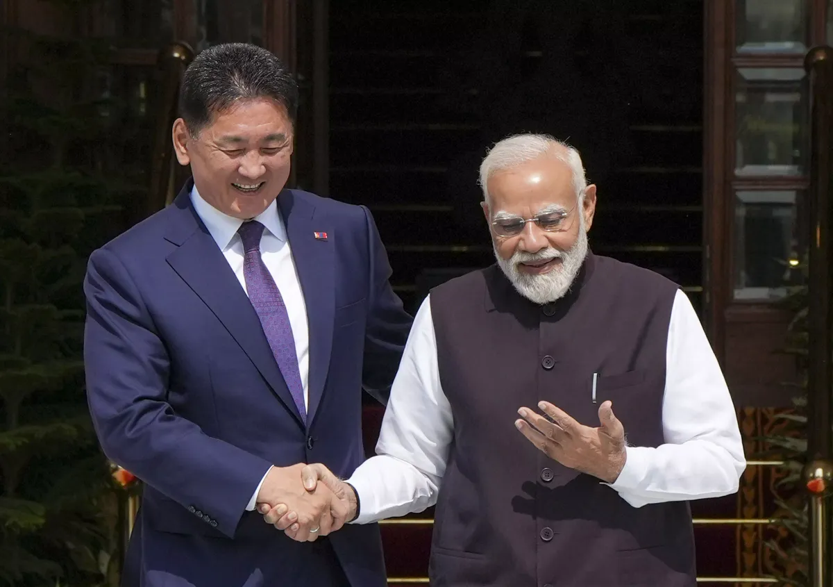 Mongolian President Visits India