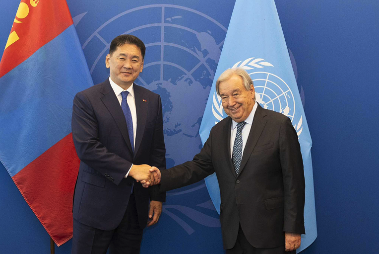 Mongolian President Meets World Leaders at UN Assembly