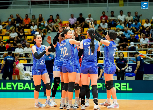 Mongolian Women’s Volleyball Team Finishes 5th
